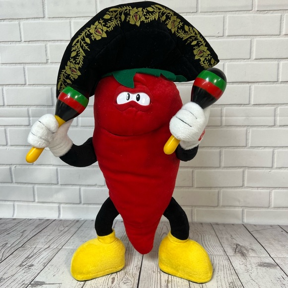 Accents Chili Chili Pepe Pepper Sombrero Animated Plush Dance Sing